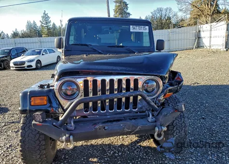 2005 Jeep Wrangler / Tj Unlimited z USA, uszkodzony, nr VIN 1J4FA44S65P335850